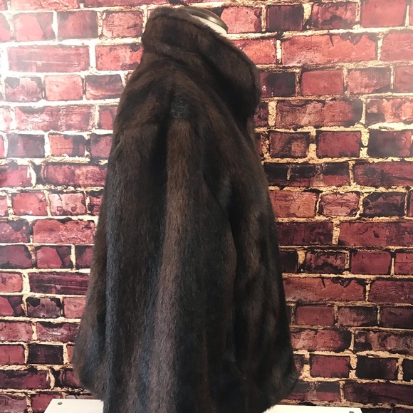 FUDA Faux Fur Coat Jacket Fu Da - Picture 8 of 8